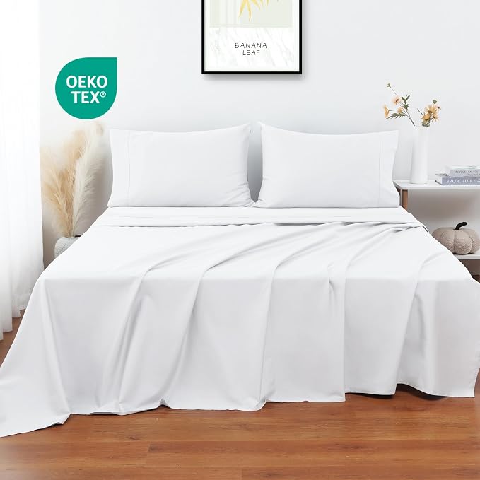 Flat Sheet Only 2 Pack, Twin Size 400 Thread Count 100% Egyptian Cotton Flat - Image 6