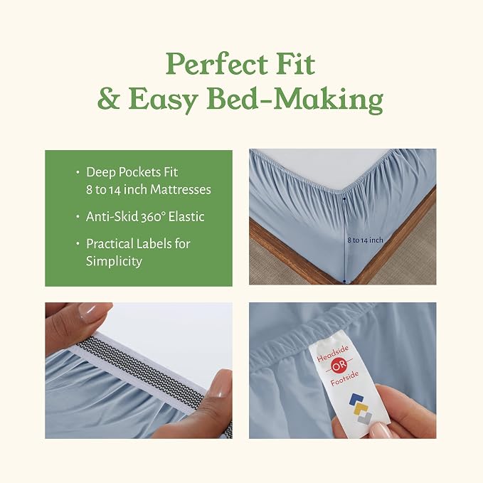 California Design Den Twin XL Bed Sheets Set - Image 6