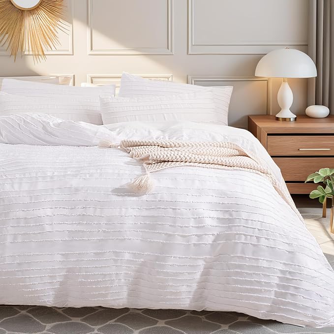 NEXHOME PRO Duvet Cover, Soft and Lightweight 100% Washed Microfiber Comforter by NEXHOMEPRO