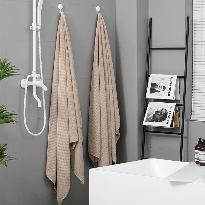 YTYC 29x59 Inch Bath Towels Set of 6 Large, Super Soft Absorbent Lint Free - Image 3