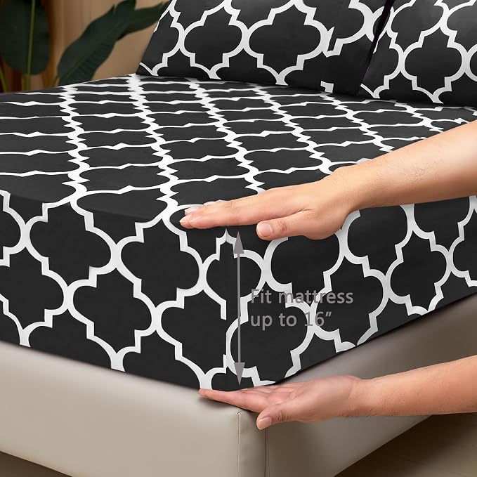 Mejoroom Queen Bed Sheet Set - Image 3