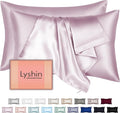 Silk Pillow Cases 2 Pack King Size by LYSHINSILKPILLOWCASES