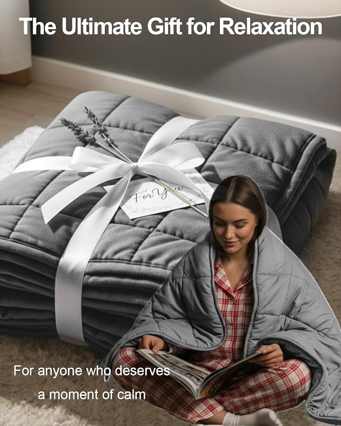 RJOP Weighted Blanket 10lbs 48"x72" Full Size - Image 7