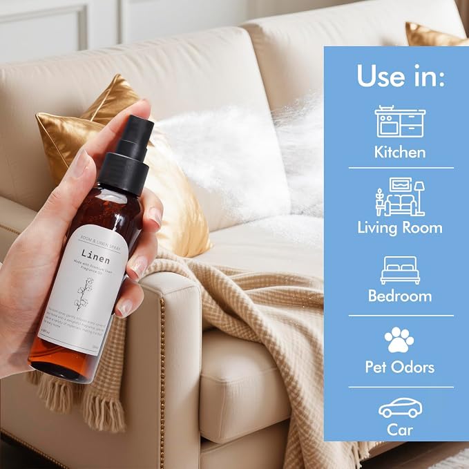 Linen Room Spray, Home Fragrance Concentrated Room Spray, Long Lasting Air - Image 2