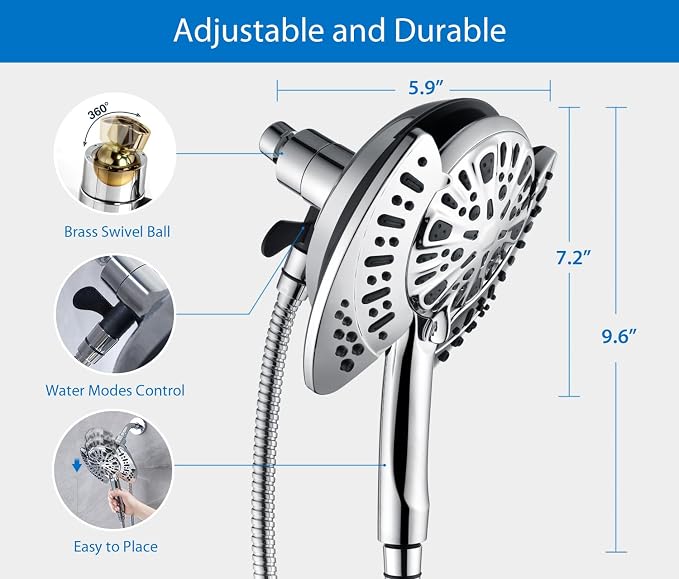 INAVAMZ 2-in-1 Shower Head - Image 5