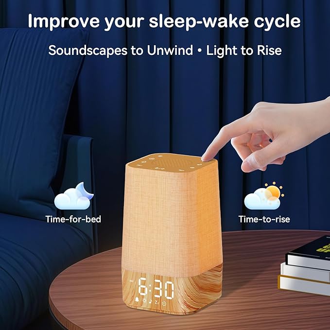 Sunrise Alarm Clock with Noise Machine: Digital Alarm Clock - Image 4