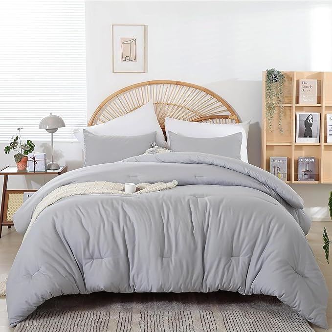 weigelia Grey Queen Comforter Sets by WEIGELIA
