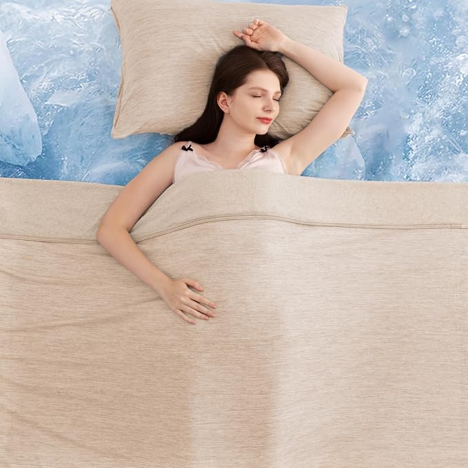 Elegear Revolutionary Cooling Blanket Twin, Absorbs Heat to Keep Body Cool by Elegear