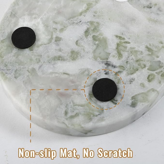 Koville African Natural Marble Tray, Catchall Tray - Image 6