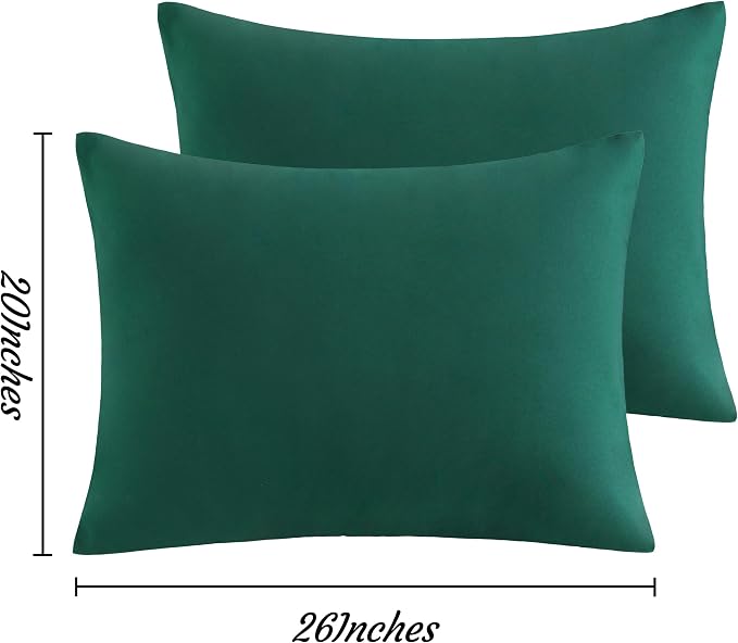 NTBAY Standard Pillow Cases Set of 2, 2 Pack Brushed Microfiber 20x26 Pillow - Image 3