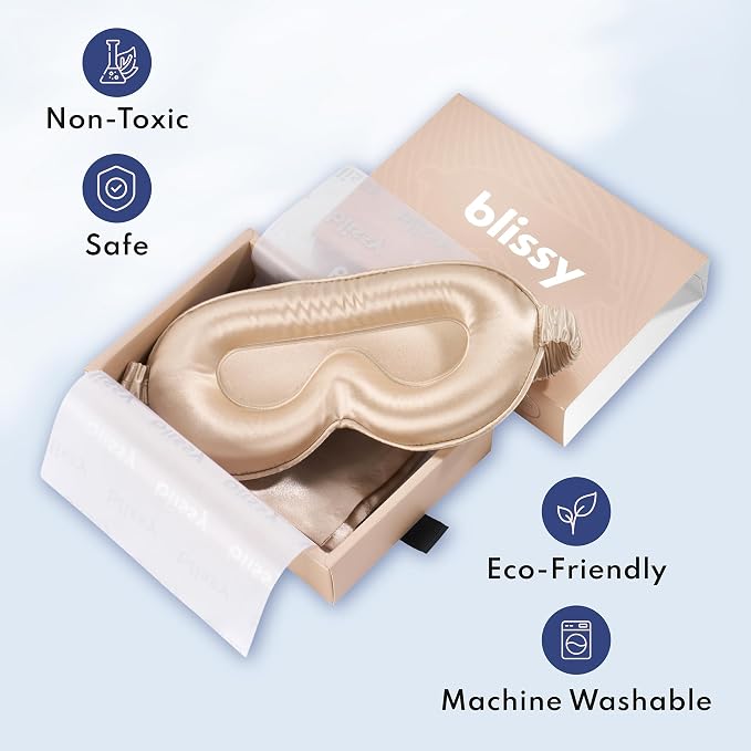 Blissy Silk Sleep Mask Profile - Image 6