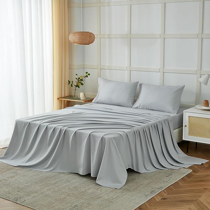 ILAVANDE Twin Sheets Set, Super Soft 1800 Series Microfiber Twin Bed Sheets Set - Image 6
