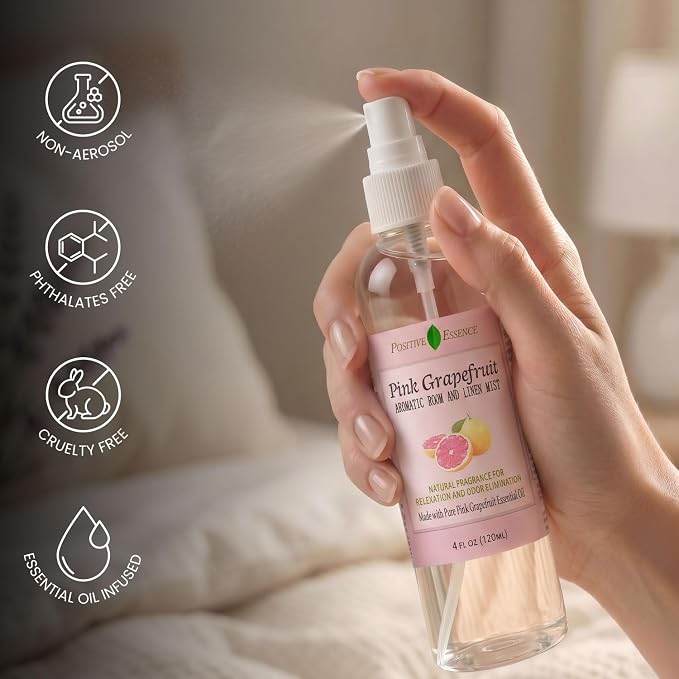 Pink Grapefruit Linen and Room Spray, Natural Air Freshener Made - Image 2