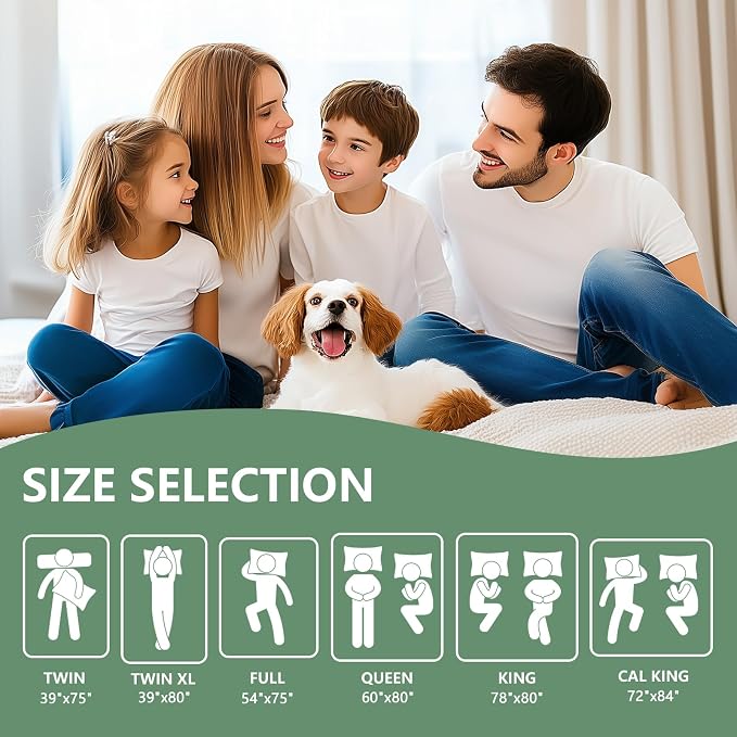 Premium Waterproof Mattress Protector Full Size, Breathable Bed Cover 3D Air - Image 8
