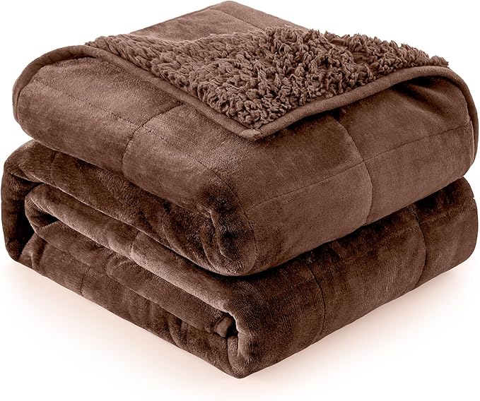 Cottonblue Weighted Blanket for Adults 20lbs Queen Size 60x80 in, Cozy Flannel by Cottonblue