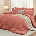 MUXHOMO 7 Pieces Full Comforter Set, Soft Bed in a Bag Full Size, All Season by MUXHOMO