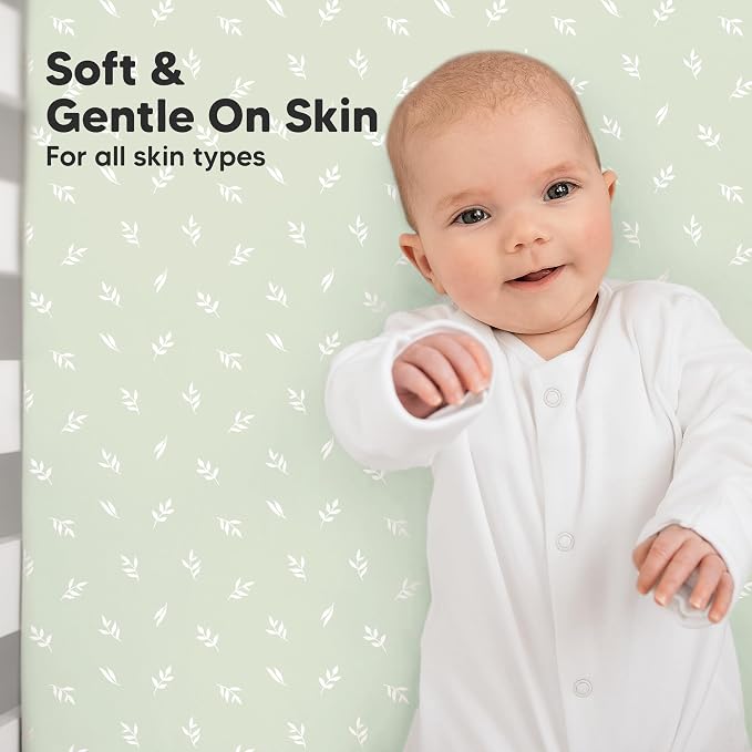 KeaBabies 2-Pack Organic Crib Sheets - Image 4