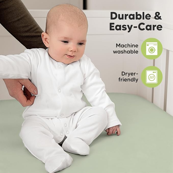 KeaBabies 2-Pack Organic Crib Sheets - Image 7