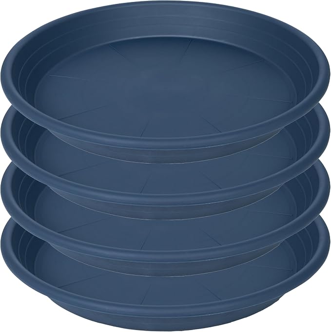 4 Pack of 16 inch Plant Saucer, Large Plant Tray, Heavy Sturdy Plant Drainage by Unknown