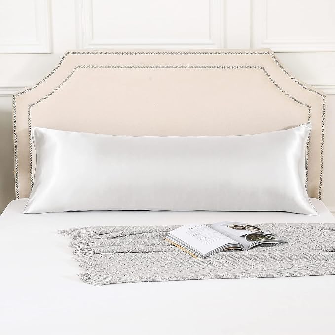 HUXMEYSON Body Pillow with Satin Pillowcase, Body Pillow - Image 7