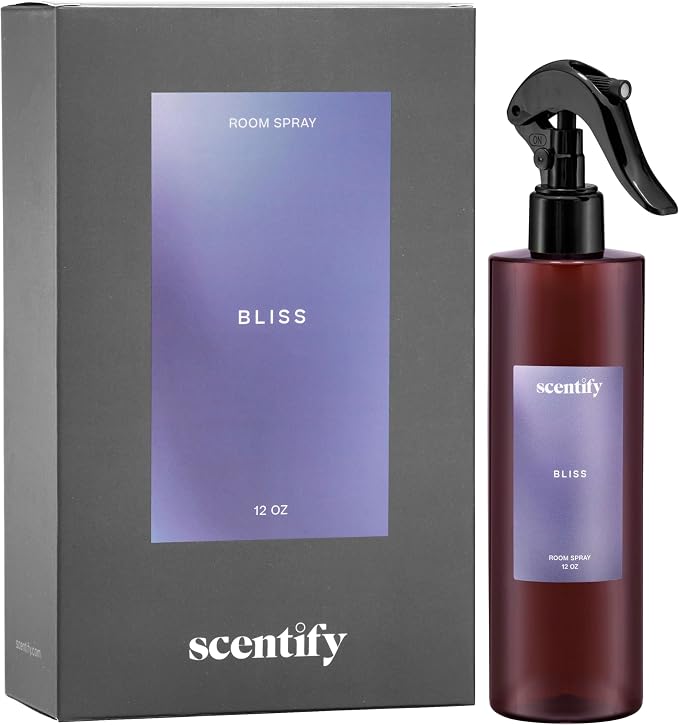 Scentify Bliss Odor Neutralizing Room Spray – Luxury Eucalyptus & Bergamot by Scentify