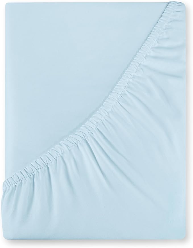 Royale Linens 400 Thread Count 100% American Grown Cotton Fitted Sheet King Size by ROYALELINENS