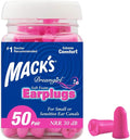 Mack's Dreamgirl Soft Foam Earplugs, 50 Pair, 33dB SNR by Macks