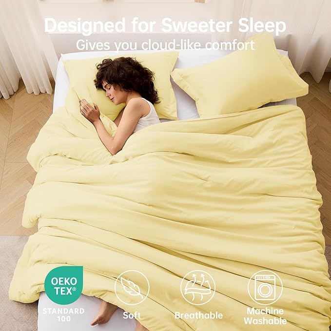 MUXHOMO Queen Comforter Set, All Season Ultra Soft Down Alternative Bedding - Image 2