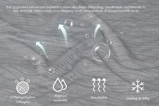 INSEN Cooling Pregnancy Pillow, Maternity Pillow - Image 2