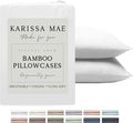 Karissa Mae Cooling Bamboo Viscose Queen Size Pillowcase Set | 100% FSC by KARISSAMAE