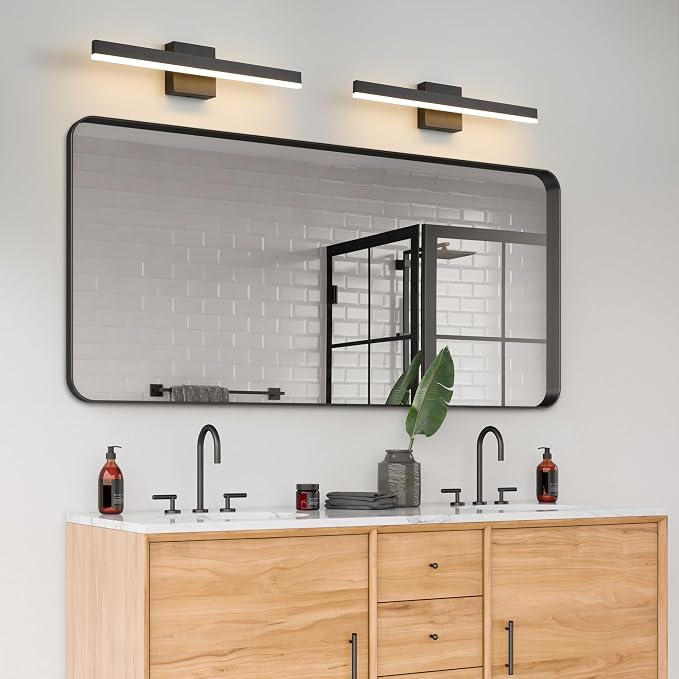 Black Bathroom Vanity Light 23.6 inch, 20W Dimmable 5CCT LED Modern Bathroom - Image 6
