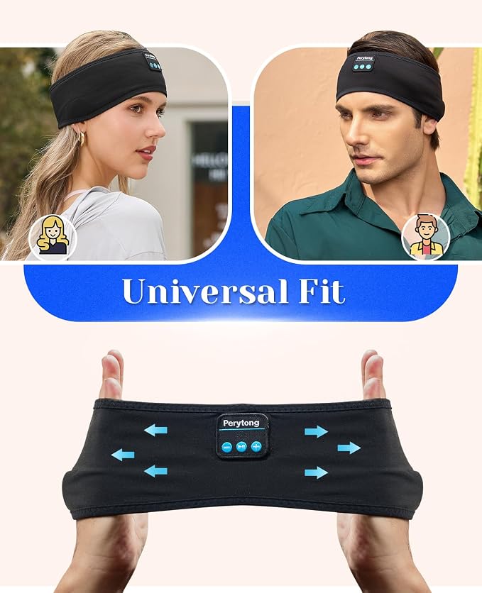 Perytong Sleep Headphones Wireless, Air Travel, Meditation - Image 9