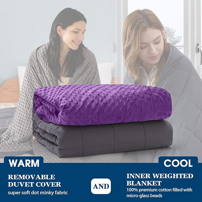 yescool Weighted Blanket for Adults Heavy Blanket for Sleeping Perfect for - Image 2