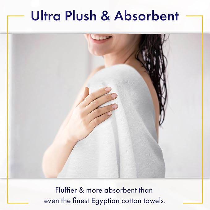 Alusa Home 100% Organic Zero-Twist Cotton Towels - Image 3