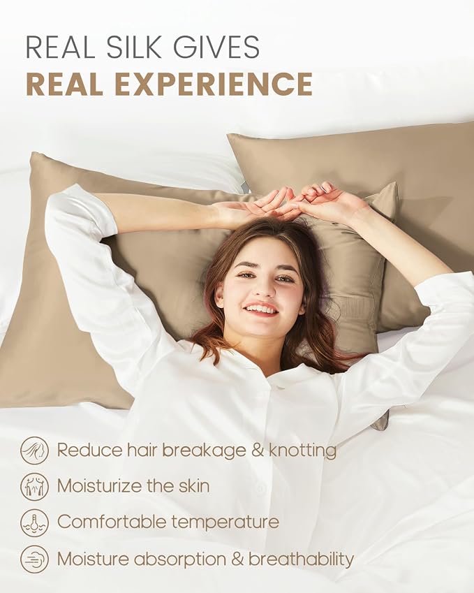 THXSILK 100% Mulberry Silk Pillowcase - Image 3