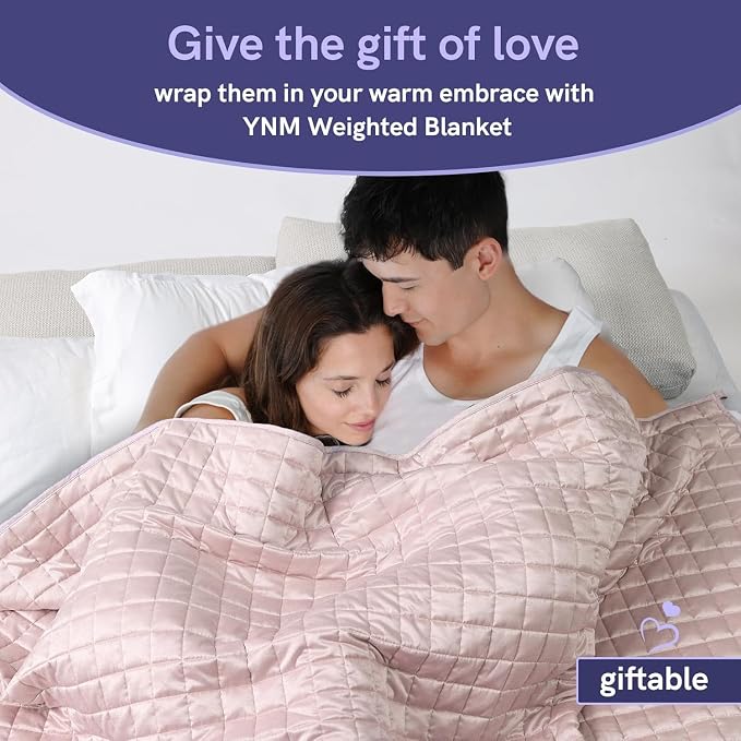 YnM Cooling Weighted Blanket for Adults, 15lbs Heavy Bed Throw Comforter - Image 7