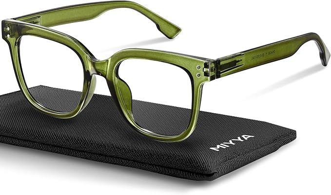 miyya Blue Light Glasses for Women & Men – Oversized UV & Blue Light Blocker by miyya