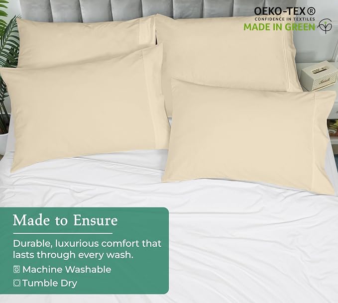 Royale Linens King Pillowcase Set of 2 - Image 8