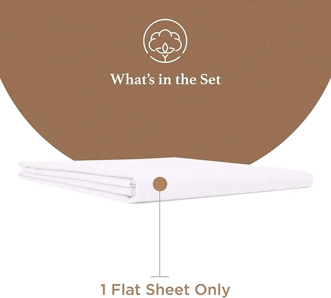 Good Sleep Bedding Flat Sheet Full - Image 2