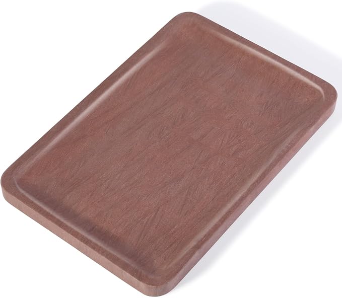 Karibiber Marble Vanity Tray, 11.8in Sandstone Bathroom Kitchen Tray - Image 9