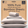 Bambaw 100% Viscose Derived from Bamboo Sheets Full Size Set – 4pcs Cooling by Bambaw