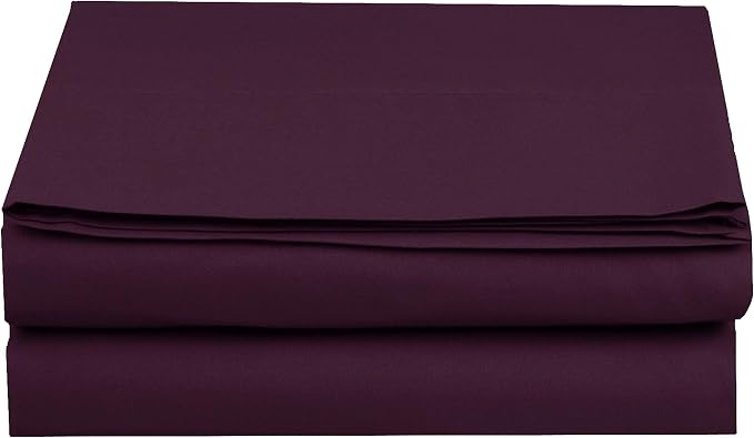 Elegant Comfort Premium Hotel Quality 1-Piece Flat Sheet, Luxury and Softest by ELEGANTCOMFORT