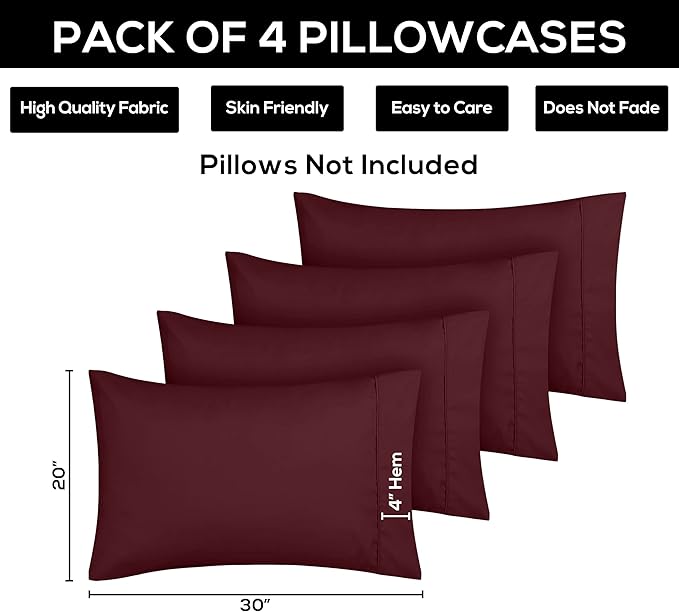 Utopia Bedding Queen Pillow Cases - Image 3