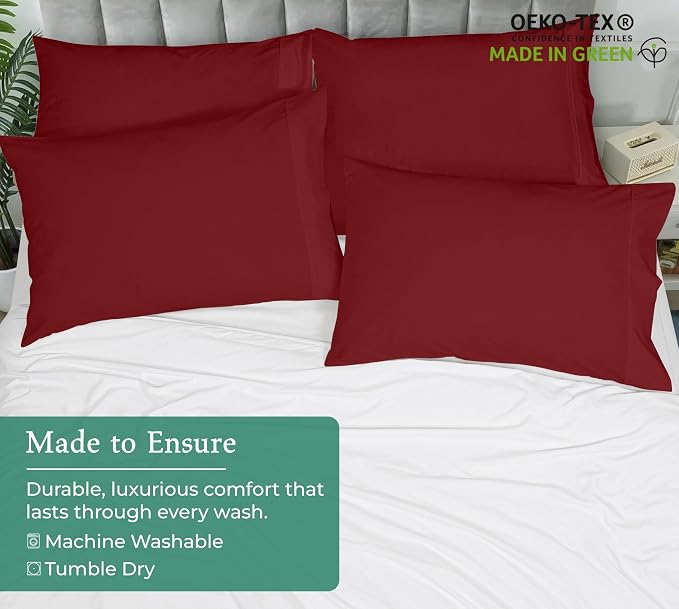Royale Linens King Pillowcase Set of 2 - Image 8