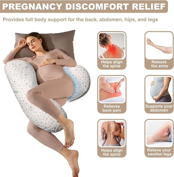 Pregnancy Pillows for Sleeping, Maternity Pillow for Pregnant Women, Support - Image 2
