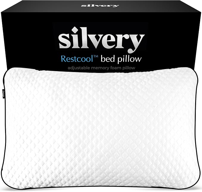 Silvery Silver Infused Restcool Bed Pillow by Silvery