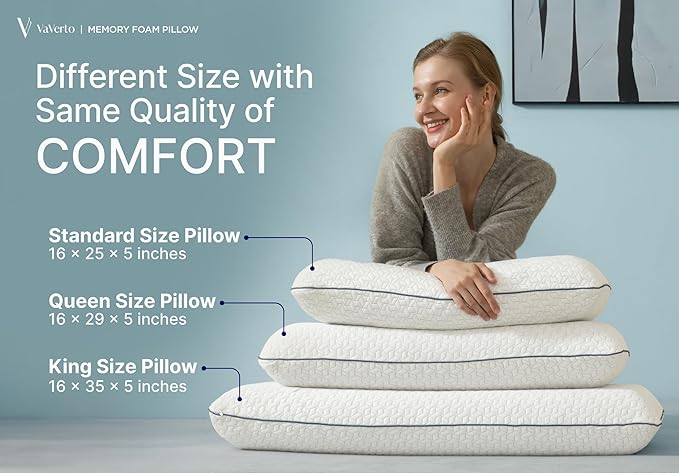 Cooling Gel Memory Foam Pillow - Image 8
