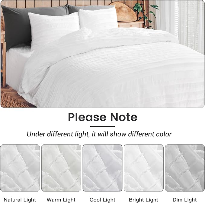 NEXHOME PRO Duvet Cover Full, Soft and Lightweight 100% Washed Microfiber - Image 5