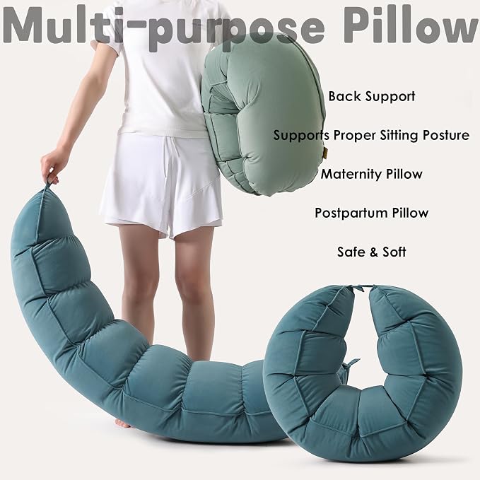 Peallow – Long Round Body Pillow - Image 7