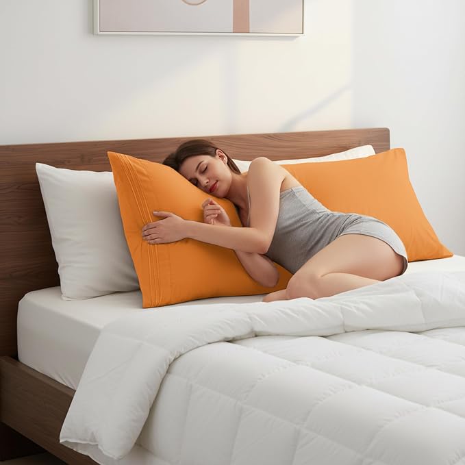 Elegant Comfort Luxury Ultra-Soft 1-Piece Body Pillowcase - Image 4
